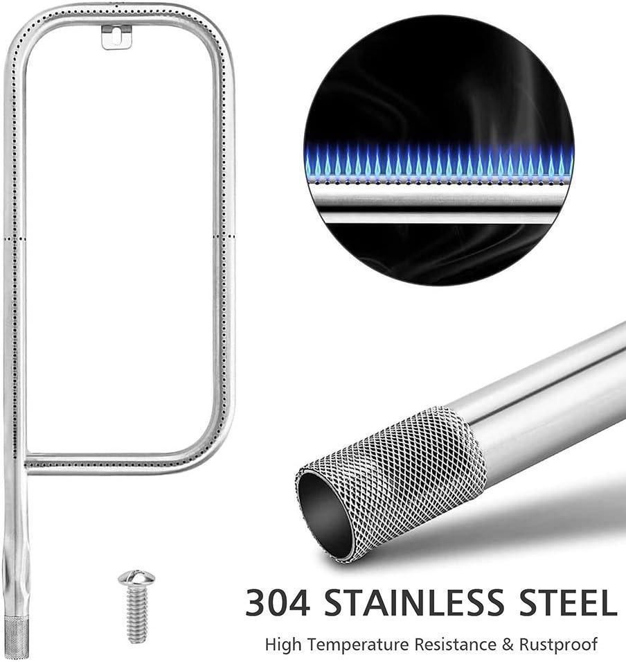 For Weber Q200 Q220 Q2000 Q2200 Stainless Steel Grill Burner Tube With Screw V528-OVEN-BURNER-418834