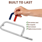 For Weber Q200 Q220 Q2000 Q2200 Stainless Steel Grill Burner Tube With Screw V528-OVEN-BURNER-418834