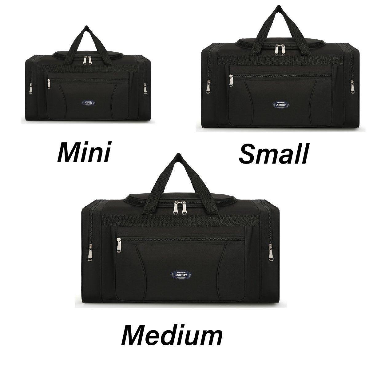 Large Capacity Waterproof Travel Luggage Bag Lightweight Foldable Handbag - Mini-Grey V528-OXFORD-BAG-GREY-S-750547