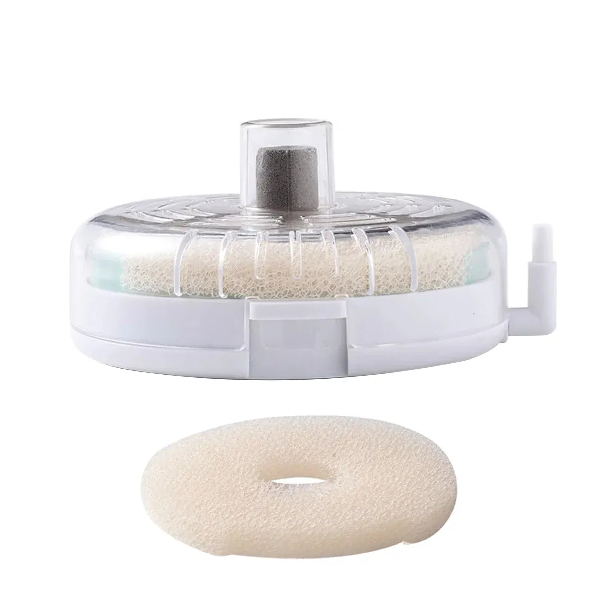 Aquarium Filter Special Mini Small Tank Filter Circle for Freshwater or Marine - 10cm Replacement Cotton*5 V528-OXYGEN-PUMP-10-5PCS-774875