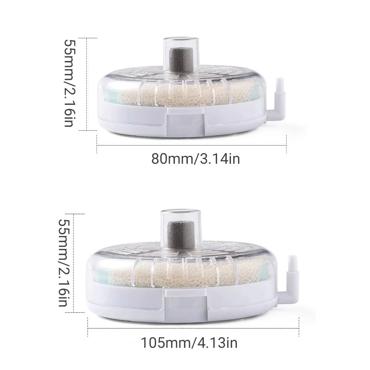 Aquarium Filter Special Mini Small Tank Filter Circle for Freshwater or Marine - 10cm Filter V528-OXYGEN-PUMP-10CM-281581