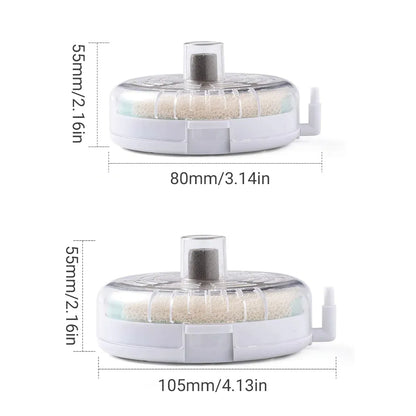Aquarium Filter Special Mini Small Tank Filter Circle for Freshwater or Marine - 8cm Filter V528-OXYGEN-PUMP-8CM-699507