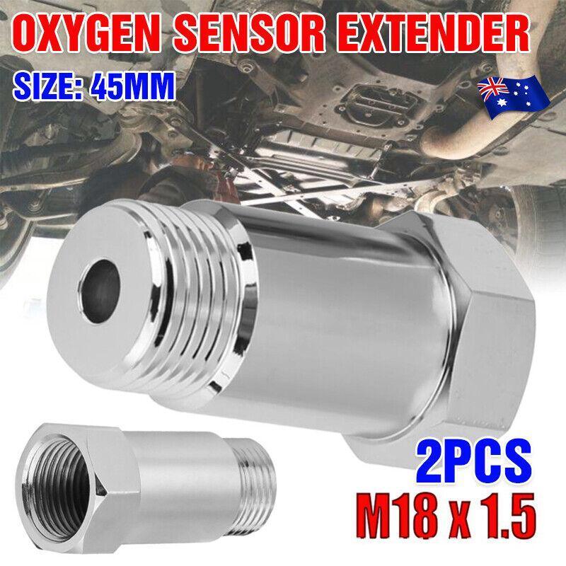 2X 45Mm O2 02 Oxygen Sensor Extender M18 X 1.5 Cel Fix Extension Spacer Adapter V528-OYGENSENSOR-2PCS-259602