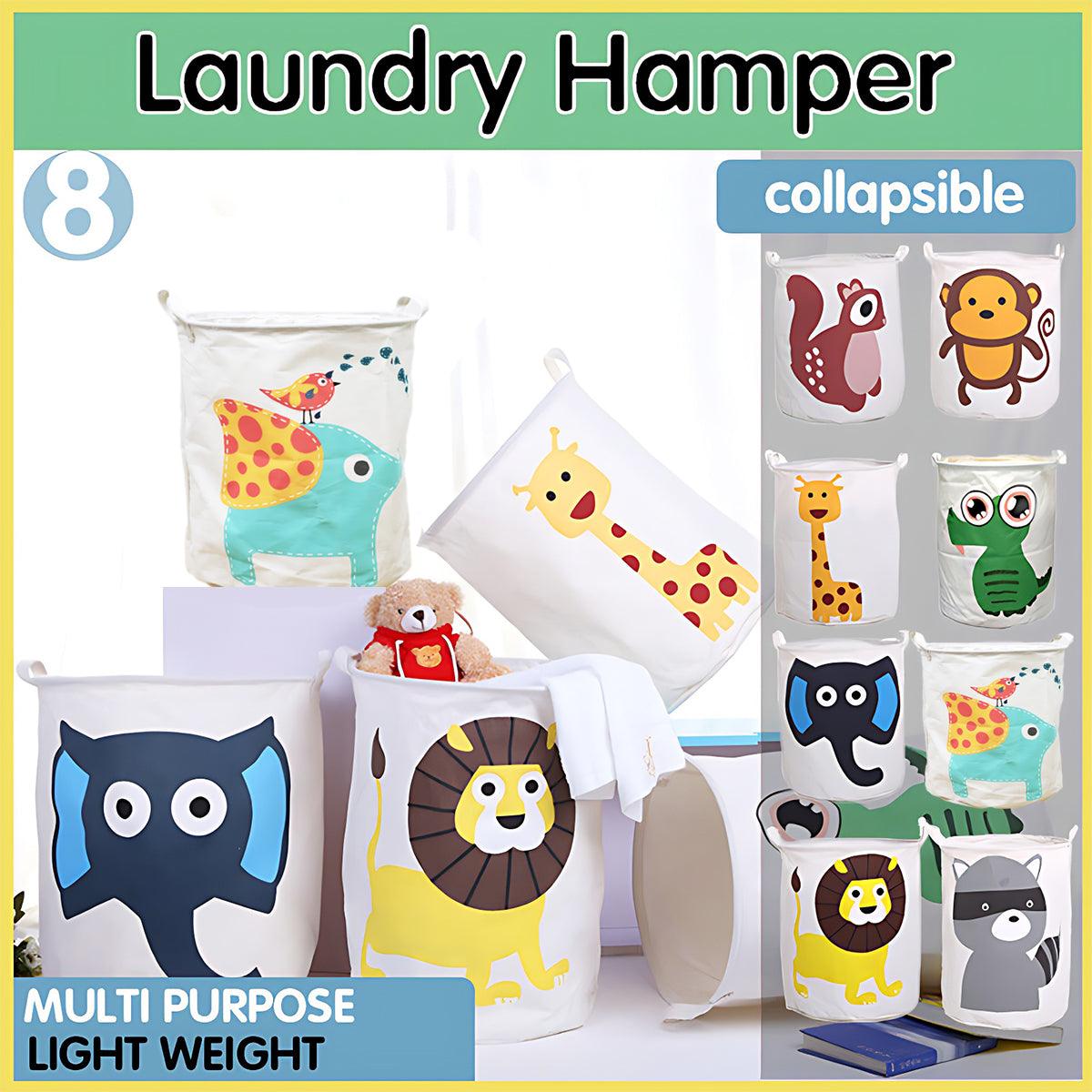 Collapsible Laundry Hamper Basket Storage Clothes Bag Washing Bin Toy Organiser - 07 V528-P07COLOUR-0718896