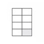 A4 Self Adhesive Sticker Paper Sheet Label Laser Inkjet Print Mailing Address - White Matte 2x4 *100 PCS V528-P11WHITEMATTE24-100PCS10317