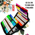 12-120 Watercolor Brush Pen Set Artist Sketch Marker - White-36 Colours V528-P1MODEL-36COLOURS55760