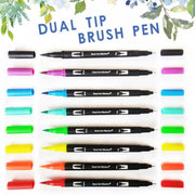 12-120 Watercolor Brush Pen Set Artist Sketch Marker - White-36 Colours V528-P1MODEL-36COLOURS55760