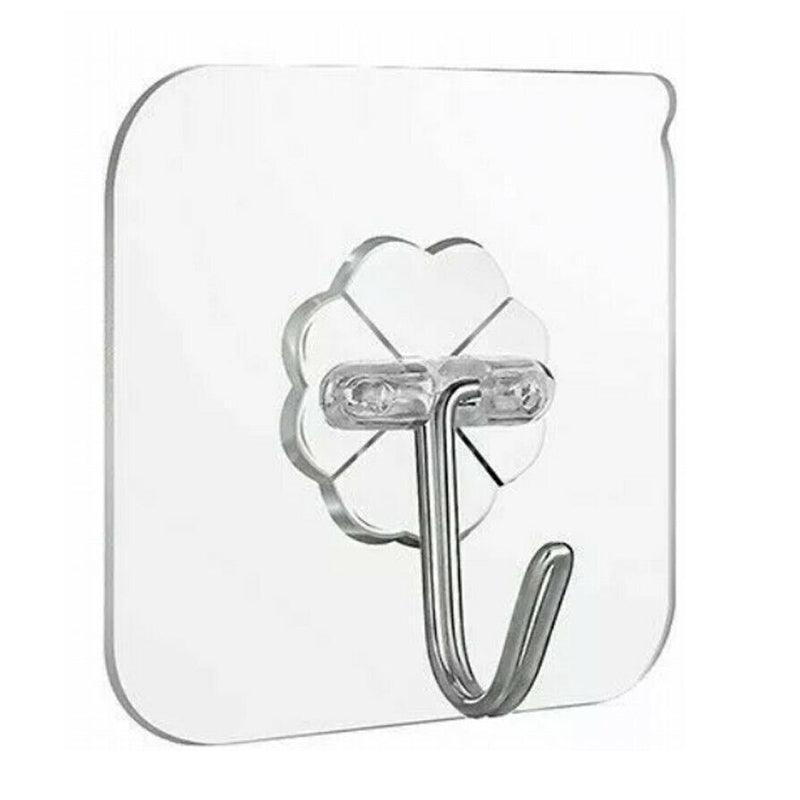 24-48Pcs Clear Seamless Adhesive Hook Strong Stick Wall Hook Load Kitchen Hanger - 24 PCS V528-P1PACKAGE-24PCS10953