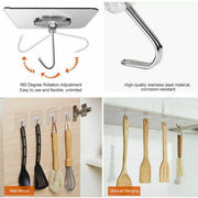 24-48Pcs Clear Seamless Adhesive Hook Strong Stick Wall Hook Load Kitchen Hanger - 24 PCS V528-P1PACKAGE-24PCS10953