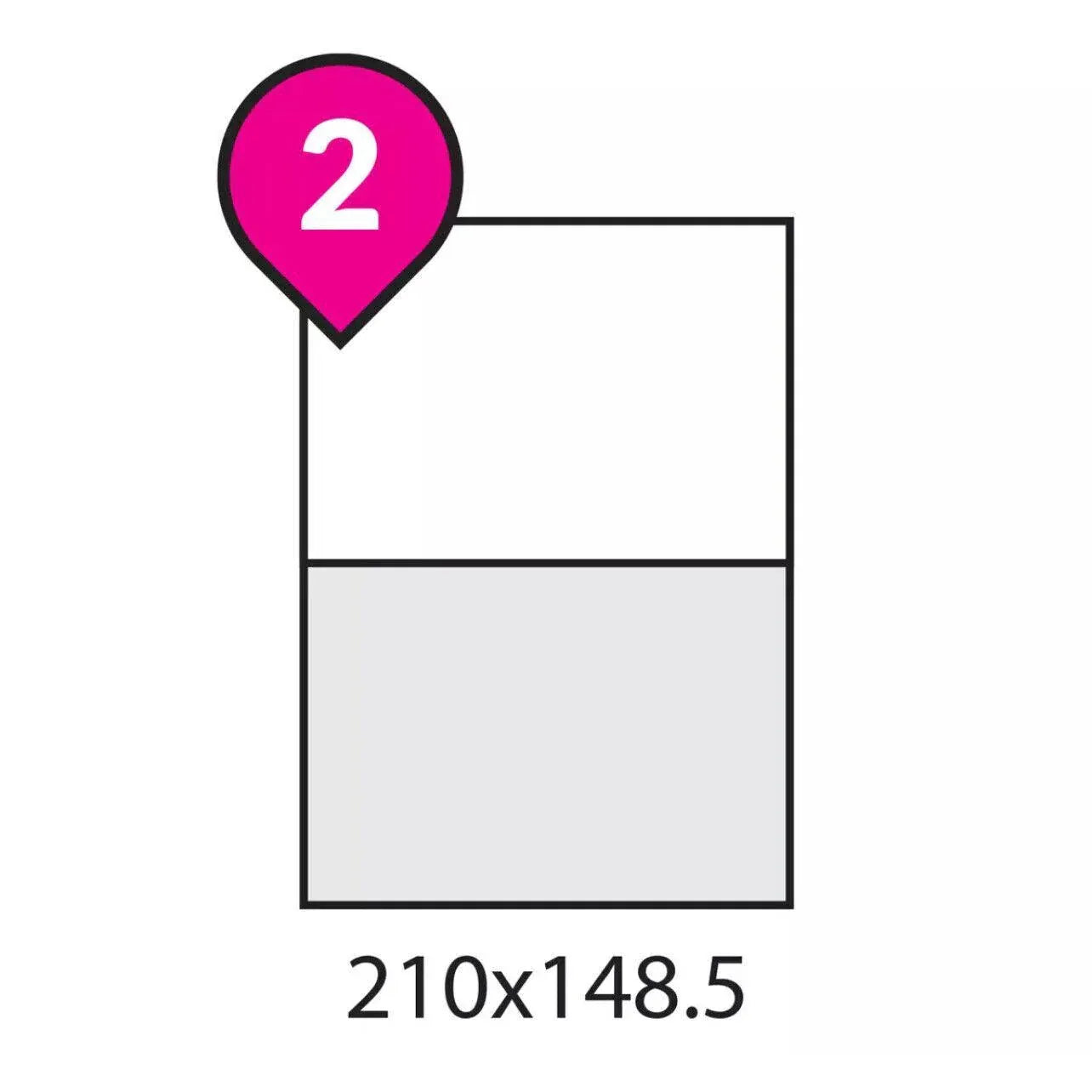 A4 Self Adhesive Sticker Paper Sheet Label Laser Inkjet Print Mailing Address - White Matte*100 PCS V528-P1WHITEMATTE-100PCS94688