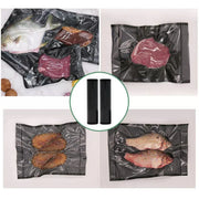 Black Vacuum Food Sealer Seal Bags Rolls Saver Storage Commercial 20/28Cm*5M - 20cm* 5m* 1 Roll V528-P20SIZEANDQTY-20CM-5M-1ROLL98529