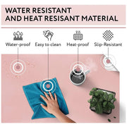 Large Leather Gaming Mouse Pad Waterproof Desk Keyboard Mat 120 x 60cm - Light Blue V528-P24-BLUE120X60CM28819
