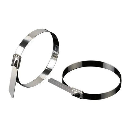 100x Stainless Steel Cable Ties SS304 Marine Grade Zip Strap Locking Wrap 100-800mm - 4.6*600mm V528-P2771663