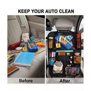 2Pcs Car Back Seat Organiser Travel Storage Bag Organizer Ipad Holder Pocket Au V528-P288370