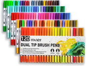 12-120 Watercolor Brush Pen Set Artist Sketch Marker - White-72 Colours V528-P2MODEL-72COLOURS92910