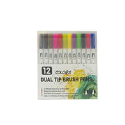 12-120 Watercolor Brush Pen Set Artist Sketch Marker - White-72 Colours V528-P2MODEL-72COLOURS92910