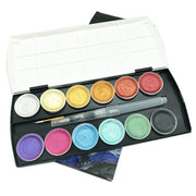 12-90 Watercolour Paint Set With Brush Painting Water Colour Kits - 90 Colours V528-P2PACKAGE-90COLOURS97380