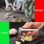 Stainless Steel Garlic Masher Press Crusher Squeezer Masher Kitchen Gadget - Silver V528-P2PACKAGE-SILVER59579