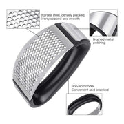 Stainless Steel Garlic Masher Press Crusher Squeezer Masher Kitchen Gadget - Silver V528-P2PACKAGE-SILVER59579