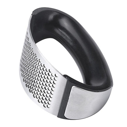Stainless Steel Garlic Masher Press Crusher Squeezer Masher Kitchen Gadget - Silver V528-P2PACKAGE-SILVER59579