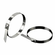 20X Stainless Steel Cable Ties S304 Marine Grade Zip Strap Locking Wrap 100-800Mm - 4.6x500mm