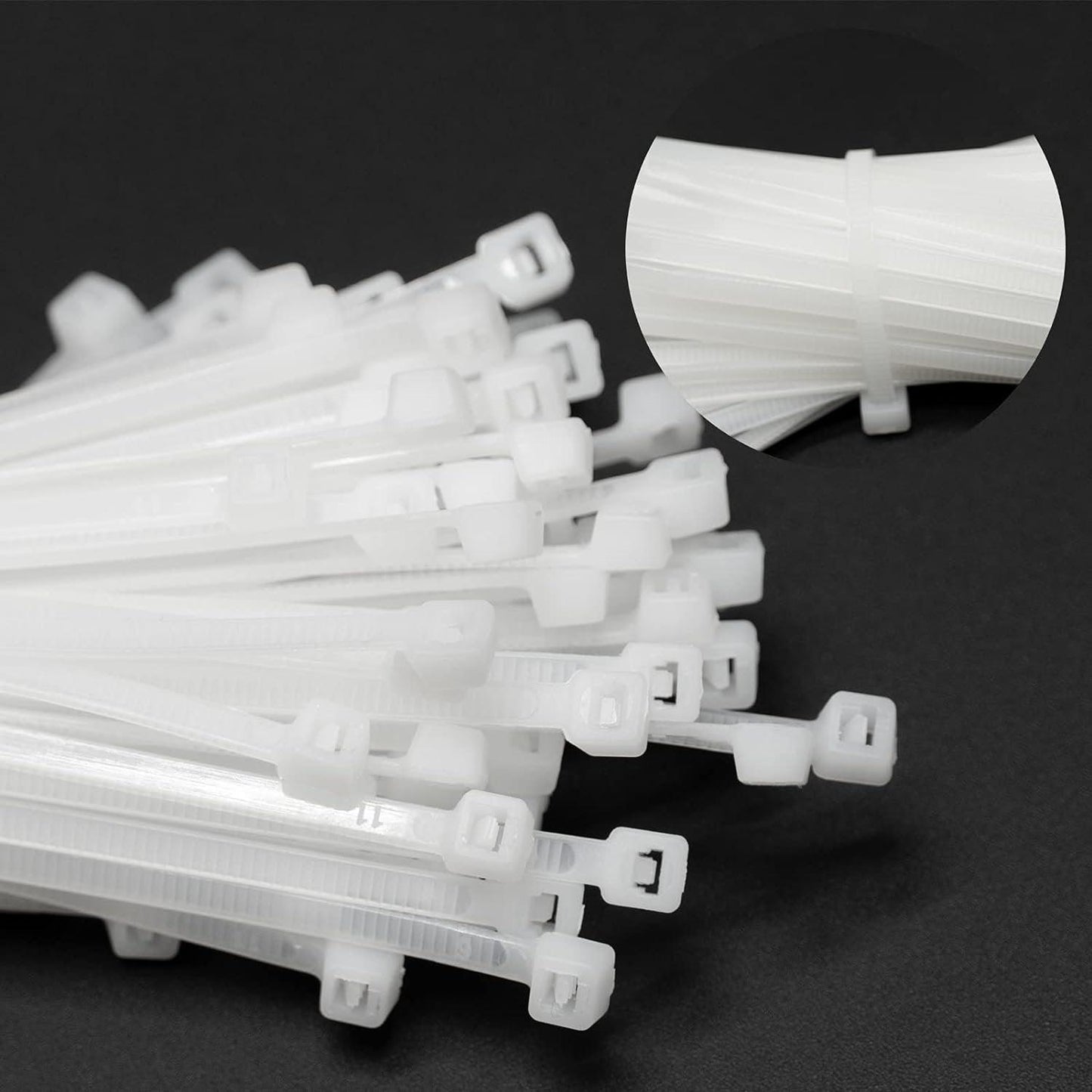 100X Cable Ties Zip Ties Nylon UV Stabilised Bulk White Cable Ties - 10*920mm White V528-P37SIZE-10920MMWHITEQTY-10087954