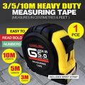 Steel Measuring Tape with Lock Rubber Grip Metric and Inch Ruler 3M 5M 10M - 3M V528-P3MMODEL-3M76108