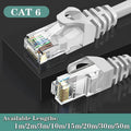 Fast Ethernet Network Cable CAT6 1000Mbps Internet RJ45 1 2 3 10 15 20 30 50m - 10M V528-P4CABLELENGTH-10M89865