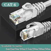 Fast Ethernet Network Cable CAT6 1000Mbps Internet RJ45 1 2 3 10 15 20 30 50m - 10M V528-P4CABLELENGTH-10M89865