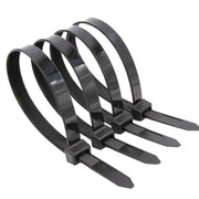 250X Cable Ties Zip Ties Nylon UV Stabilised Black Cable Tie - 4.8*350mm V528-P4SIZE-4-8-350MM-QTY-25041255