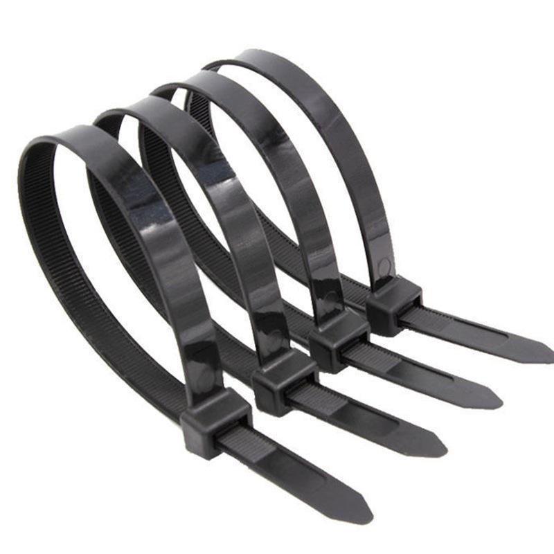 250X Cable Ties Zip Ties Nylon UV Stabilised Black Cable Tie - 4.8*350mm V528-P4SIZE-4-8-350MM-QTY-25041255