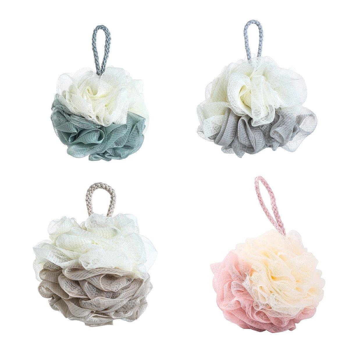 Bath Ball Mermaid Loofah Sponge Bath Puff Soft Ball Body Exfoliate Wash Shower - Green V528-P513-GREEN-320305