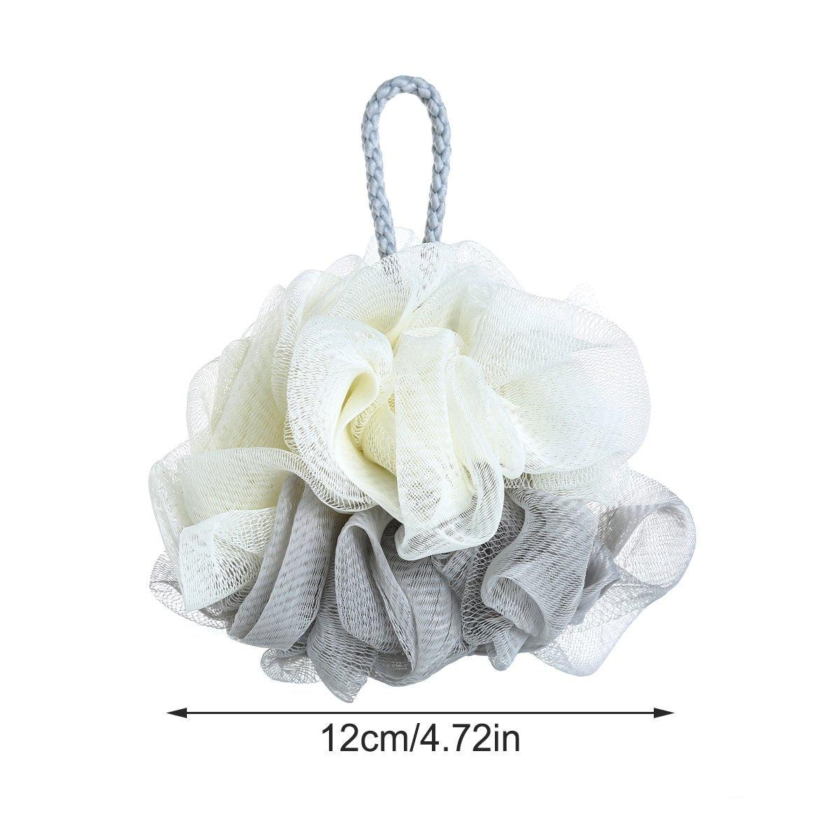 Bath Ball Mermaid Loofah Sponge Bath Puff Soft Ball Body Exfoliate Wash Shower - Grey V528-P513-GREY-438693