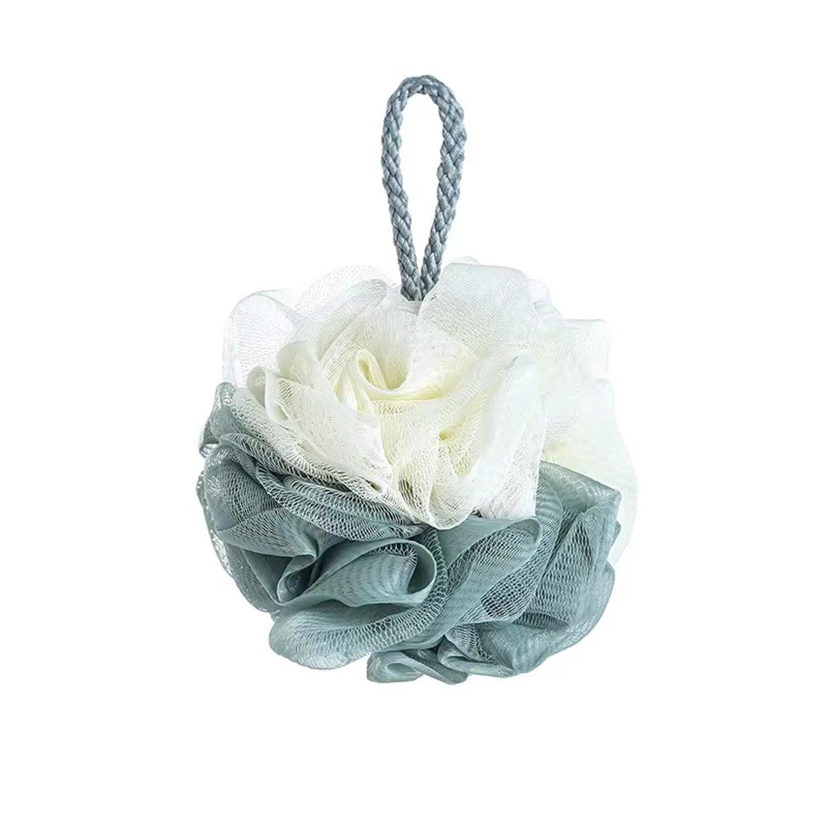Bath Ball Mermaid Loofah Sponge Bath Puff Soft Ball Body Exfoliate Wash Shower - Grey V528-P513-GREY-438693