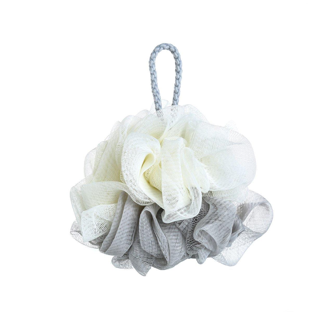 Bath Ball Mermaid Loofah Sponge Bath Puff Soft Ball Body Exfoliate Wash Shower - Grey V528-P513-GREY-438693