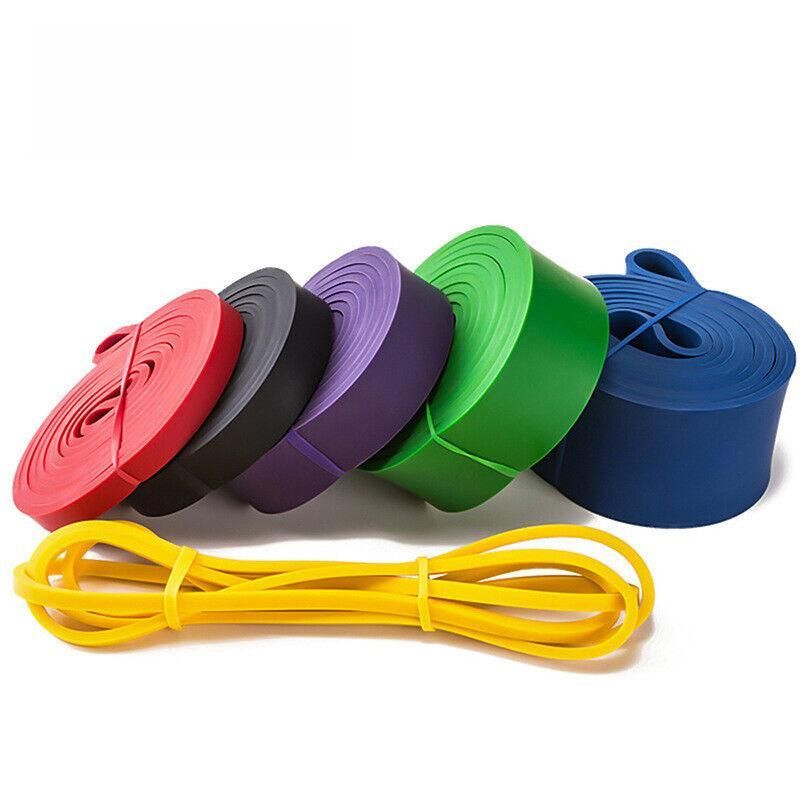 Heavy Duty Resistance Yoga Band Loop Exercise Fitness Workout Band Gym Band - Orange 170-230 lbs (83mm*2080mm) V528-P535859
