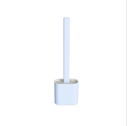 TPR Toilet Brush Set Silicone-Like Head with Holder Wall Mounted Detachable Handle - Pink * 1 Unit V528-P777837