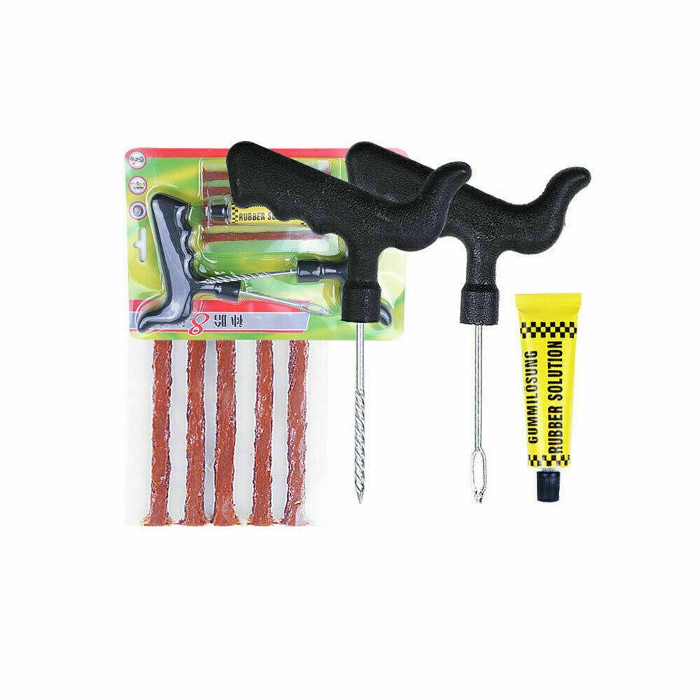 8Pcs Tyre Repair Kit Tire Puncture Emergency Tool Motorcycle Bike Car Tubeless V528-P90944