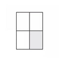 A4 Self Adhesive Sticker Paper Sheet Label Laser Inkjet Print Mailing Address - White Matte 2x2 *100 PCS V528-P9WHITEMATTE22-100PCS16249