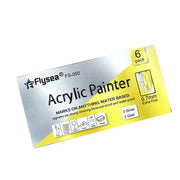 Flysea 12-80 Colours Acrylic Paint Pens Painting Stone Ceramic Glass Markers 0.7 - White*6 Set V528-PACK-WHITE-6SET79529
