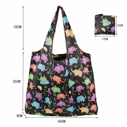Reusable Foldable Light Waterproof Shopping Bags Carry bag Grocery Big - B-02 V528-PACKAGE-B-0217823