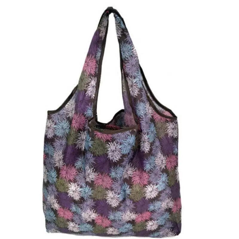 Reusable Foldable Light Waterproof Shopping Bags Carry bag Grocery Big - B-31