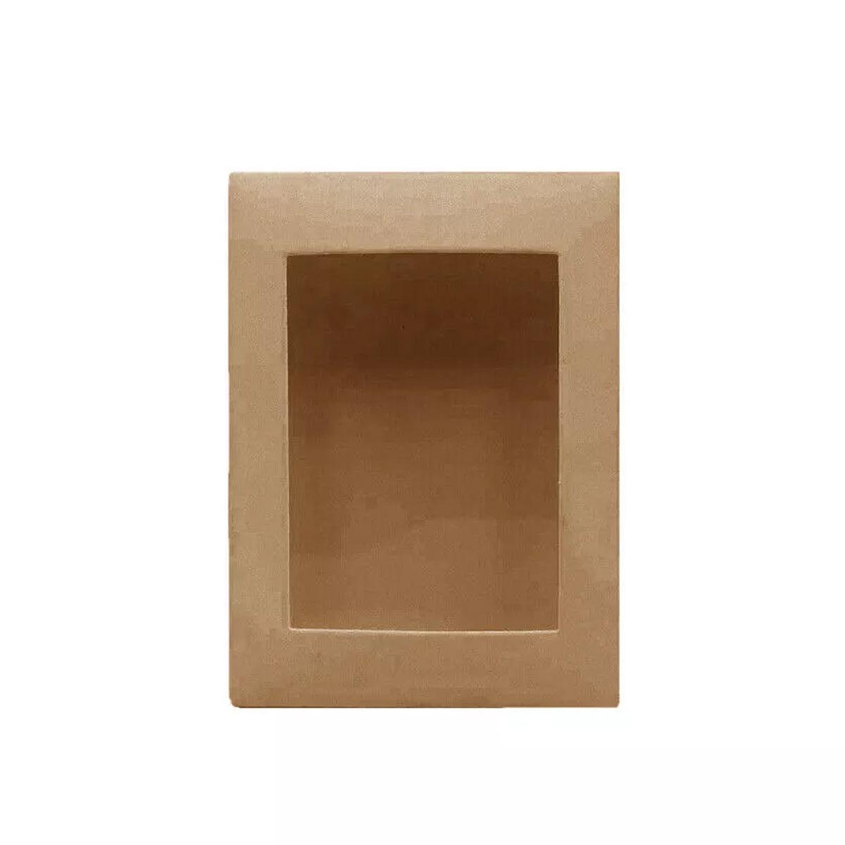 50PCS Kraft Paper Gift Boxes with PVC Window White Black Bakery Packaging Carton - S V528-PACKAGE-BOX-S-50PCS-552184