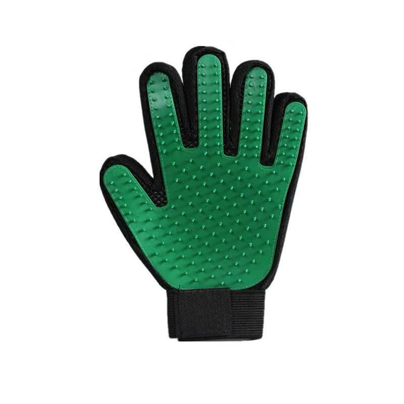 Pet Dog Cat Massage Hair Removal Grooming Comb Touch Cleaning Brush Magic Glove - Green Left Hand V528-PACKAGE-GREENLEFTHAND29058