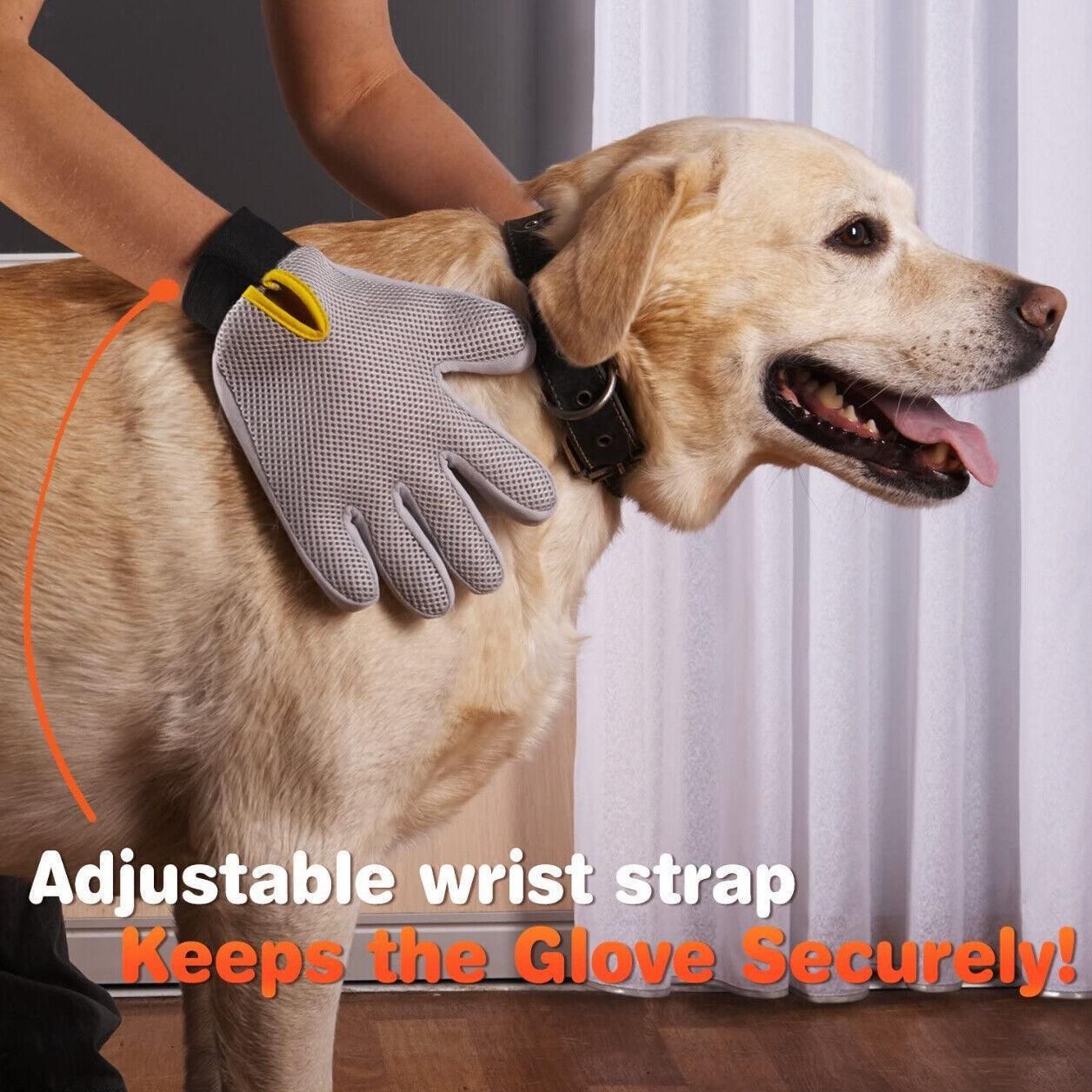 Pet Dog Cat Massage Hair Removal Grooming Comb Touch Cleaning Brush Magic Glove - Green Left Hand V528-PACKAGE-GREENLEFTHAND29058