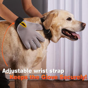 Pet Dog Cat Massage Hair Removal Grooming Comb Touch Cleaning Brush Magic Glove - Pink Left Hand V528-PACKAGE-PINKLEFTHAND84366
