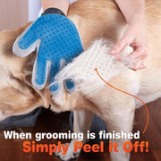 Pet Dog Cat Massage Hair Removal Grooming Comb Touch Cleaning Brush Magic Glove - Pink Left Hand V528-PACKAGE-PINKLEFTHAND84366