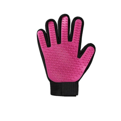 Pet Dog Cat Massage Hair Removal Grooming Comb Touch Cleaning Brush Magic Glove - Pink Right Hand V528-PACKAGE-PINKRIGHTHAND73799