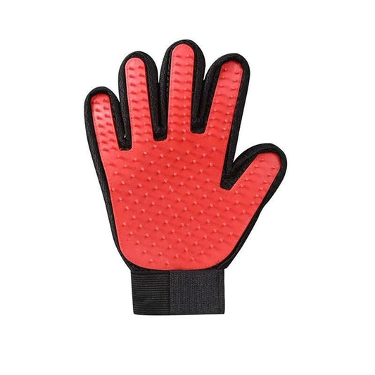 Pet Dog Cat Massage Hair Removal Grooming Comb Touch Cleaning Brush Magic Glove - Red Right Hand V528-PACKAGE-REDRIGHTHAND86087