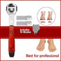 Foot File Hard Skin Remover Callus Shaver Corn Cutter Tool Pedicure + 10 Blades V528-PACKAGE-SRCUBBER10BLADES76986